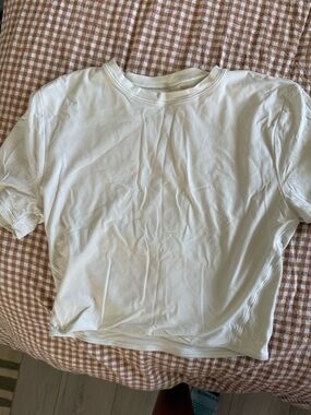 lululemon athletica White Crew Neck Tee